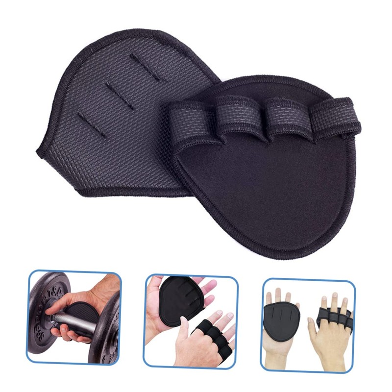 BESPORTBLE 3 Pairs Gym Gloves for Weightlifting Palm Pads Lifting