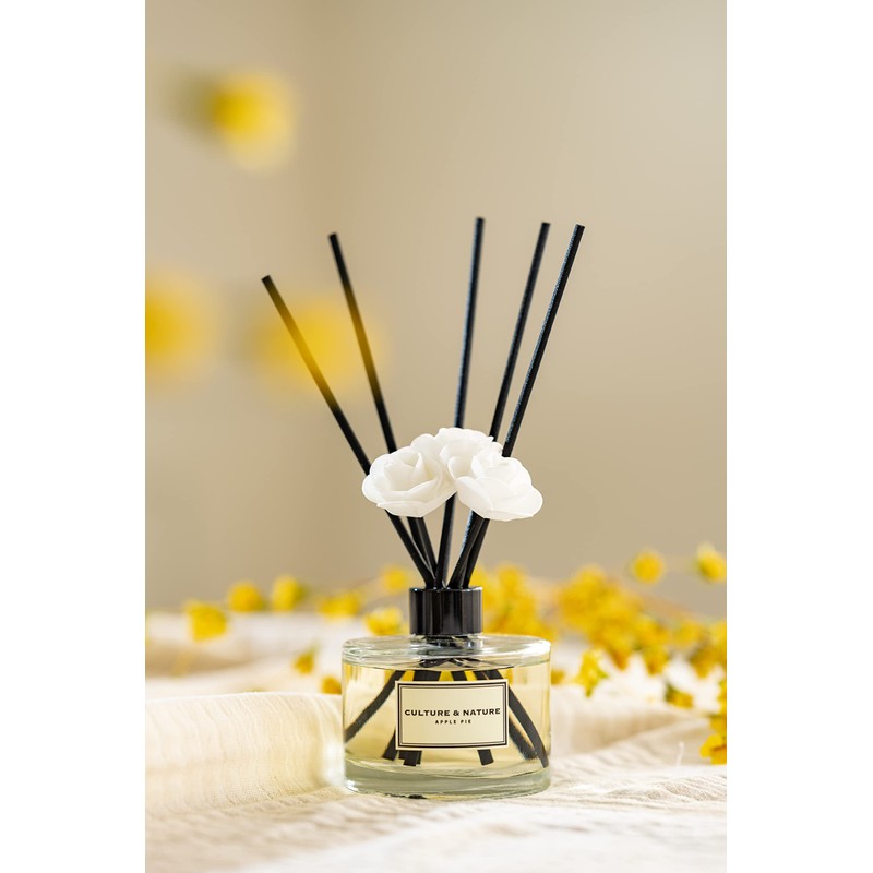 CULTURE & NATURE Reed Diffuser Set 6.7oz (200ml) Vanilla Scented