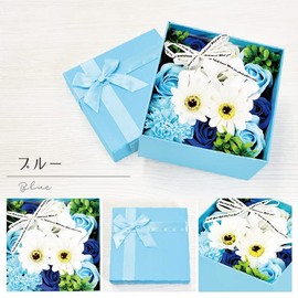 Poppy Nagoya Soap Flower Artificial Flower Bouquet Gift Soap Flower KS-081 Blue
