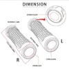 Universal 7/8" 22mm Motorcycle Handlebar Grip, Fit with Suzuki SV650