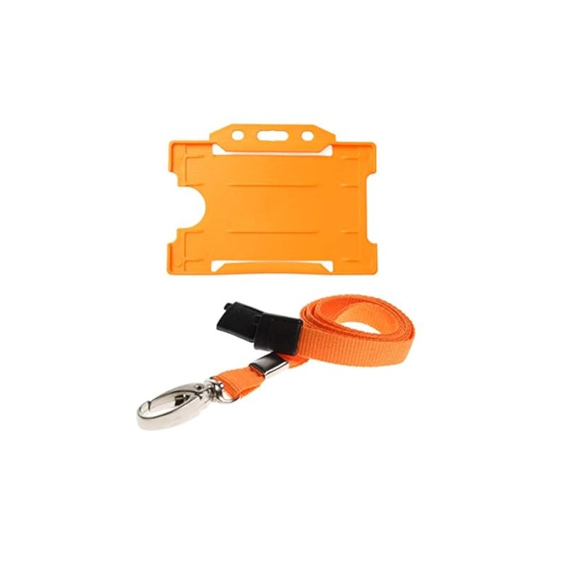 ALG ID Cards® Orange ID Card Badge Holder - Orange