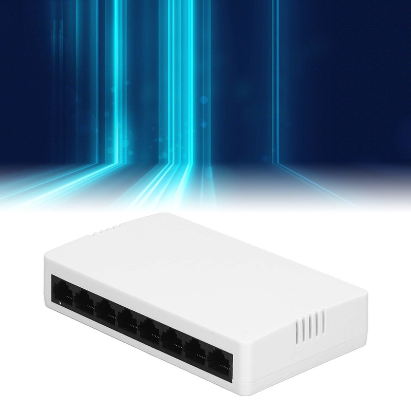 8 Port Ethernet Net Switch High Speed Stability Silent Operation