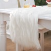 Pontedinvoy Faux Fur Modern Table Runner - Decorative Fur Table