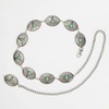 Western Metal silver chain belt for Women Cowgirl Chain Belts