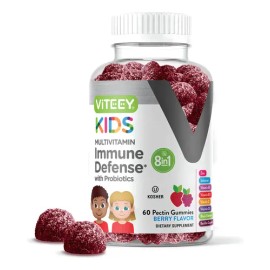 Gomitas Multivitamínicas 8 En 1 Viteey Niños 60 Piezas Con Probióticos