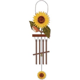 Sunset Vista KD161 Birds of a Feather Sunflower Garden Wind Chime,15-inch Height