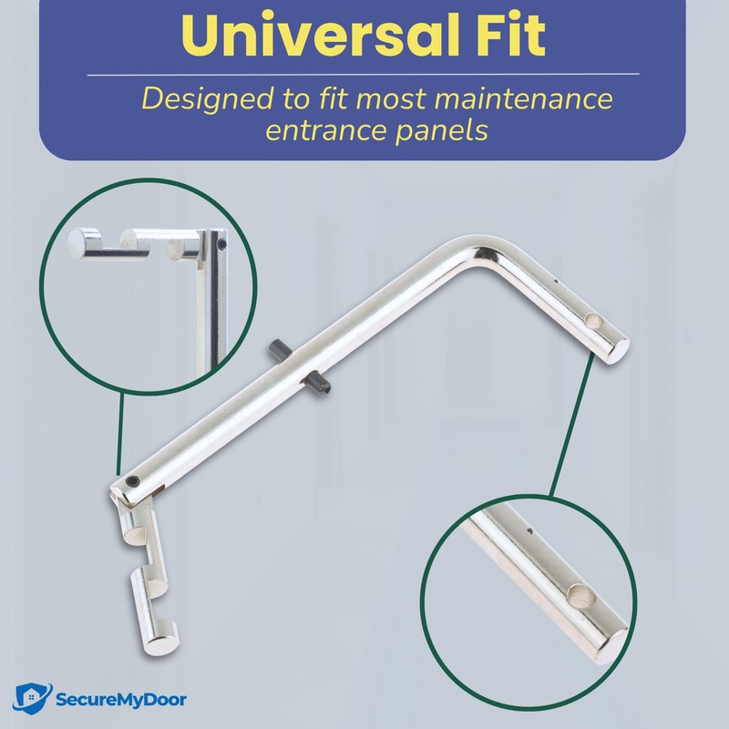 SecureMyDoor Firemans Drop Key for Fire Brigade | Universal Fit