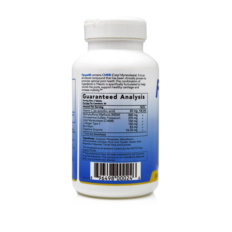 FlexPet with CM8 (180 chewable tablets)