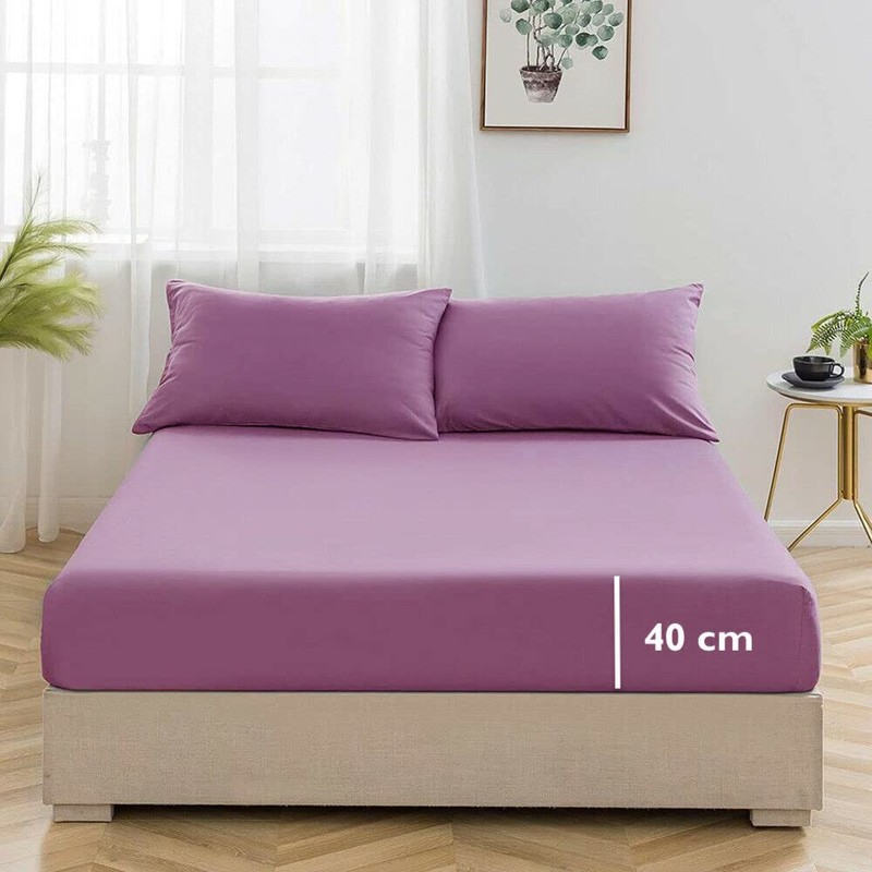 ZSYY Breathable, Anti Wrinkle, Durable | 40cm Deep Pocket Fitted