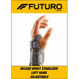 FUTURO Deluxe Wrist Stabilizer Left Hand, Adjustable