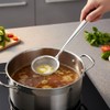 1 PC Stainless Steel Fat Skimmer Spoon, Fine Mesh Strainer