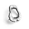Pinsanity Great White Shark Jaws Teeth Enamel Lapel Pin, 1.5