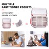 Dmnnlp First Aid Bag Empty Large 16x8.3x7 inch with Adjustable