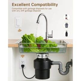 Garbage Disposal Air Switch Kit, Wireless Upgrade, Sink Top Remote Button