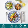 vancasso SELENE Plates and Bowls Set for 4, 12 Pieces