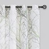 FMFUNCTEX Linen Semi Sheer Curtains for Bedroom, Sage Green White
