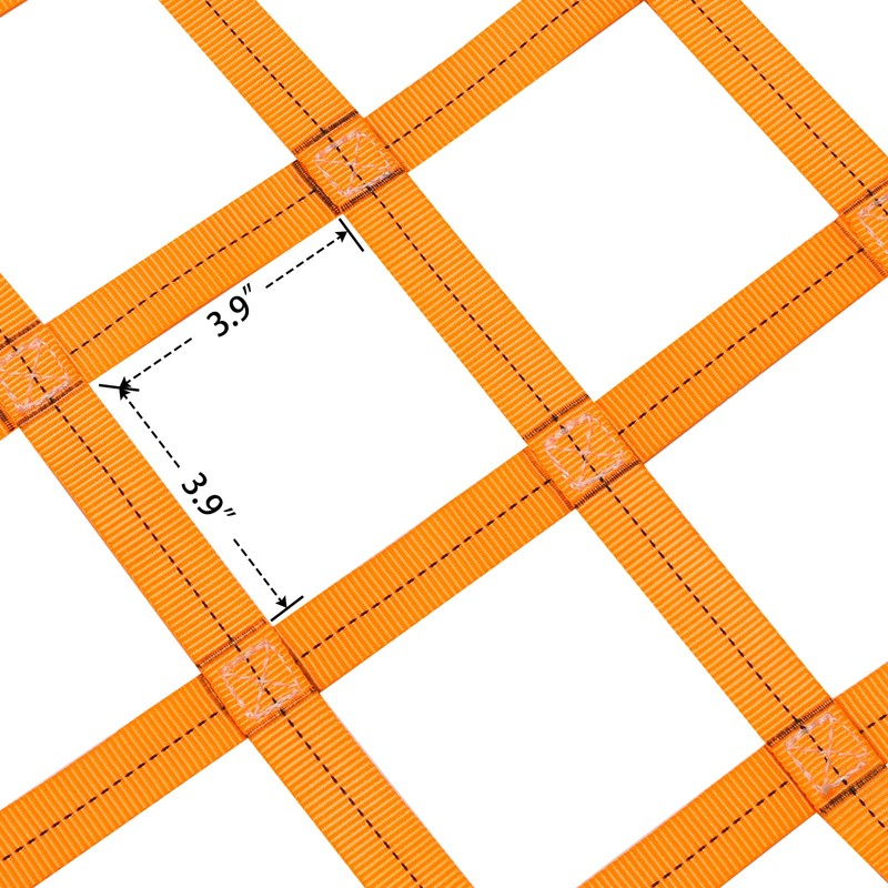 3.28' x 3.28' Cargo Lifting Nets - Flat Polyester Sling