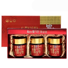 HEALTHYHABITS Daedong Korean Ginseng 6-year-old Vibrant Red Ginseng Extract 100gx3 bottles