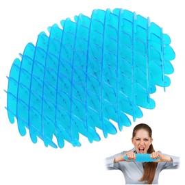 CHANCCI Fidget Worm Toy, Anti-Stress Toy, Shape-Changing Worm Toy for Children, Sensory Stress Relief, Hand Toy, Worm Fidget Toy for Adults and Children (Blue)