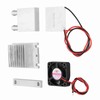 12V Thermoelectric Peltier Cooler Semiconductor Refrigeration Cooling Fan System Heatsink