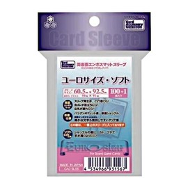 Hobby Base Analog Game Selection Dual Surface Embossed Mat Sleeve Euro Size Soft CAC-SL56