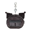 Sanrio Face-shaped Pass Case & Pouch Kuromi Cotton, PVC, Steel,