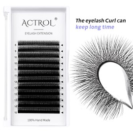 W Lash Extensions 5D Volume 0.07C Curl 8-15mm Mix Easy Fan W-shaped Eyelash Premades Cluster Black YY Lash