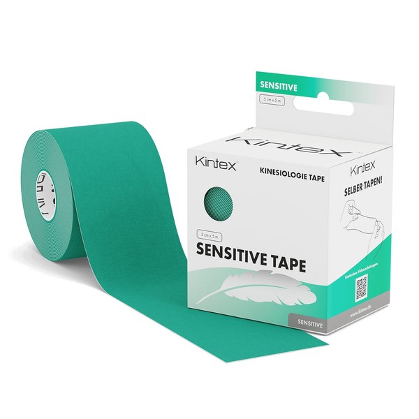 Kintex Kinesiology Tape Sensitive Physio Tape Skin Friendly Mint Green 5 Metres