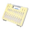 150PCs Spiral Drill Bit Mini Hole Opener Set Hardware Accessory