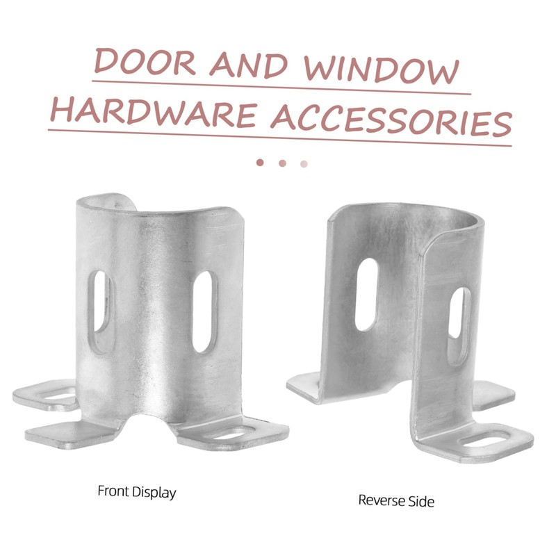 Hohopeti Outdoor Roller Shutter Accessories 2pcs Metal Bracket Support Kit