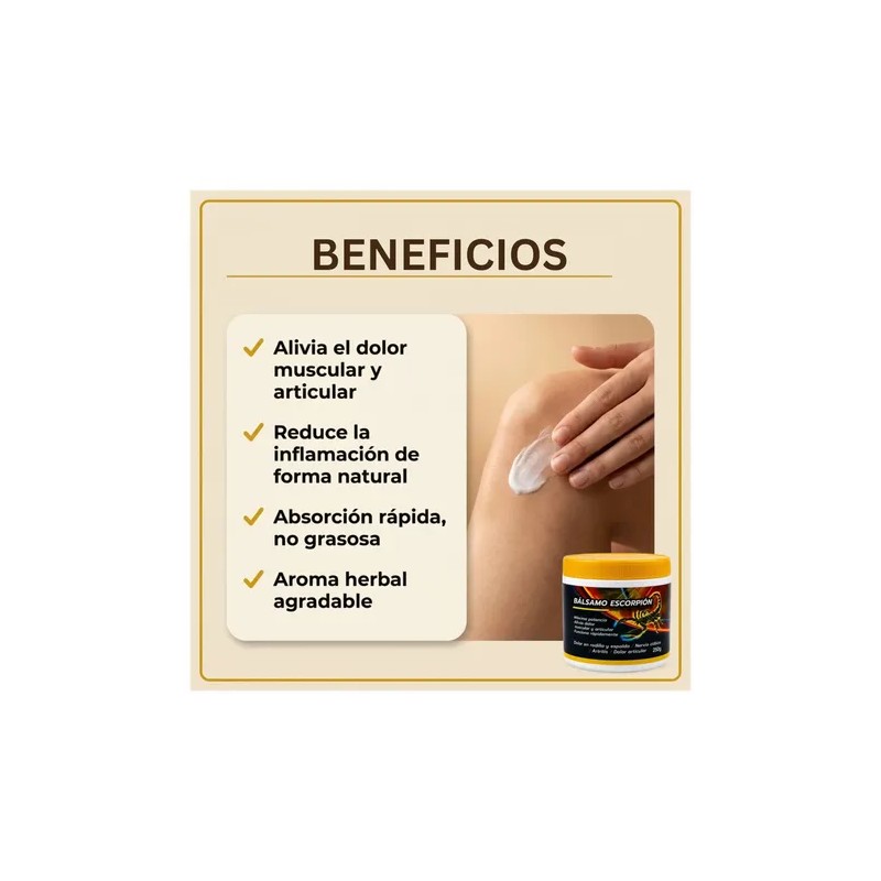Bálsamo Escorpión Pomada Muscular 250g 3 Pack + Regalo