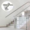 Handrail Holder Stainless Steel Adjustable Handrail Carrier, Pack of 2