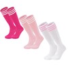 Durio Youth Baseball Socks Toddler Kids Soccer Socks Soft Cotton