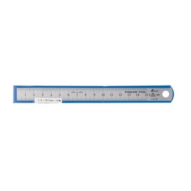シンワ測定(Shinwa Sokutei) イモノ尺 15cm 10伸 cm表示 シルバー 18015