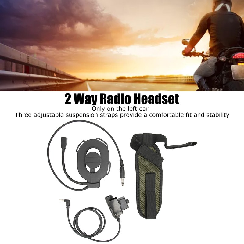 Military Headset Noise Reduction 2 Way Radio Headset with U94