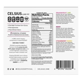 Celsius Energy Powder Sticks 30 Pack                                                                                                                  