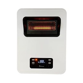 Dr Infrared Heater HeatStyle 2-Way Wall Mount or Portable Space Heater, Energy Saving Dual-Heat System, Child and Pet Safe, Powerful 1500 Watt Space Heater White