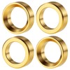 RCLIONS Brass Wheel Weight Block Inner Clamp Rings 13g/4pcs for