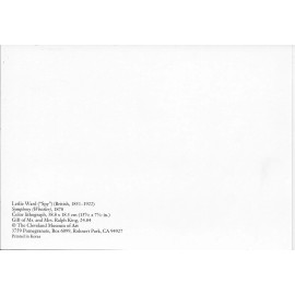 Pomegranate Symphony (Whistler), 1878, Leslie Ward ("Spy") (British, 1851-1922) --POSTCARD