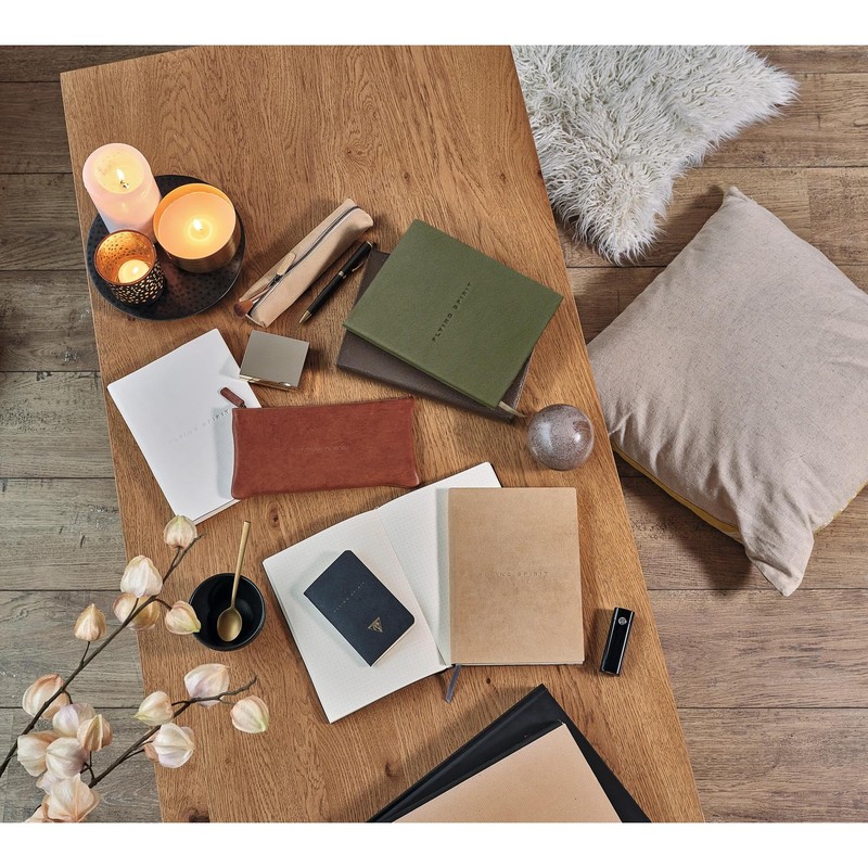 Clairefontaine Flying Spirit 106946C Book Cover Leather 14.8 x 21