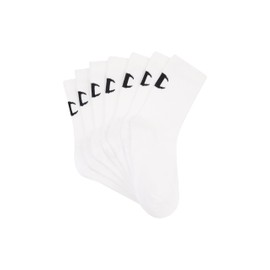 Champion Kids Crew Socks - 7 Pack, White (7 Pack), Large