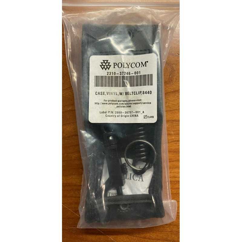 Spectralink 8440 Black Vinyl Case 2310-37246-001