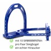 AMKA Stirrups made of aluminium with rhinestones, extra light, wide