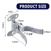 SIHAI 1-3/8" Chain Link Fence Gate Latch, Wall Mount (Flat
