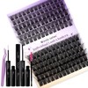 Eyelash Extensions Set, 16-20 mm, FD18+B, D-Curl, Individual Eyelashes, Natural