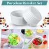 Xinnun 24 Pcs 4 oz Ramekins Creme Brulee Dishes Oven
