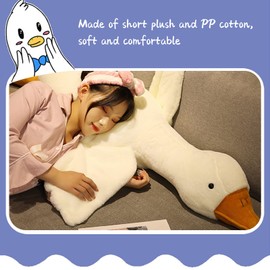 TOTITOM Goose Plush, Cute Soft Plush for Office, Home, Travel, Room, Cushion, Gifts for Friends (90 cm) Valentine's Day Gift