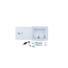 Gravity City Water Inlet Fill Dish Hatch Lock for RV Trailer Cars for Most Fresh Water Inlets on RV Motorhomes Caravans & Boats