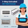 4x8 Inch (Duct Opening) Aluminum 1-Way Air Flow Vent –