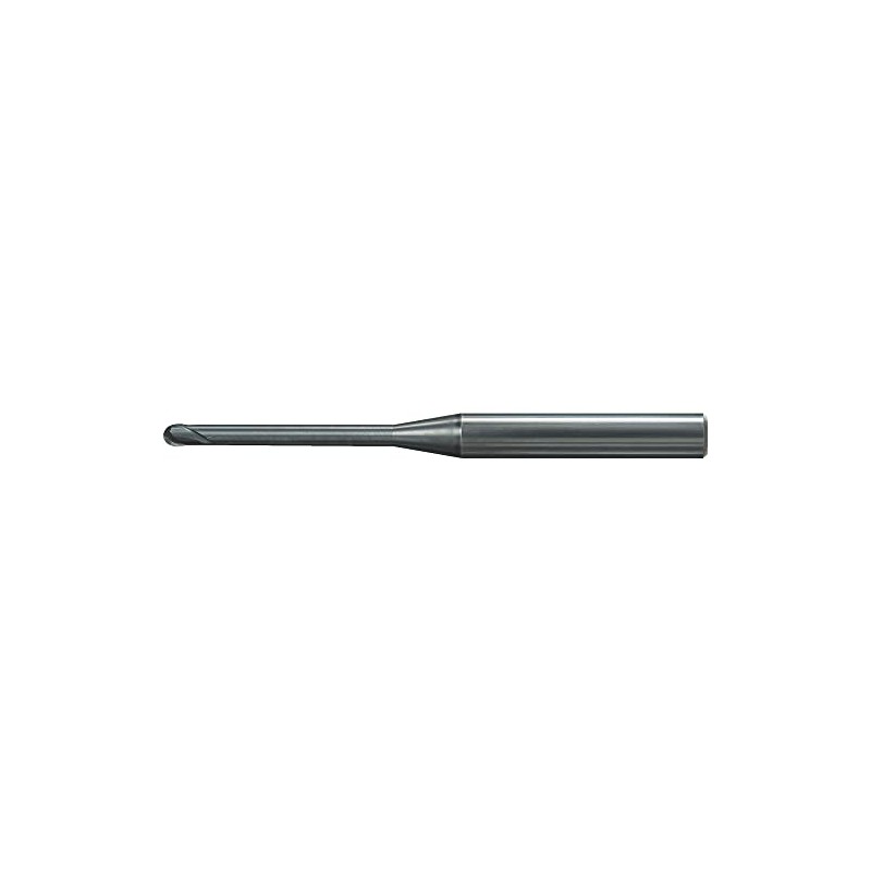 TRUSCO AC40-TLNBE2R0.75-6-6 Carbide Long Neck Ball End Mill (2 Blades)